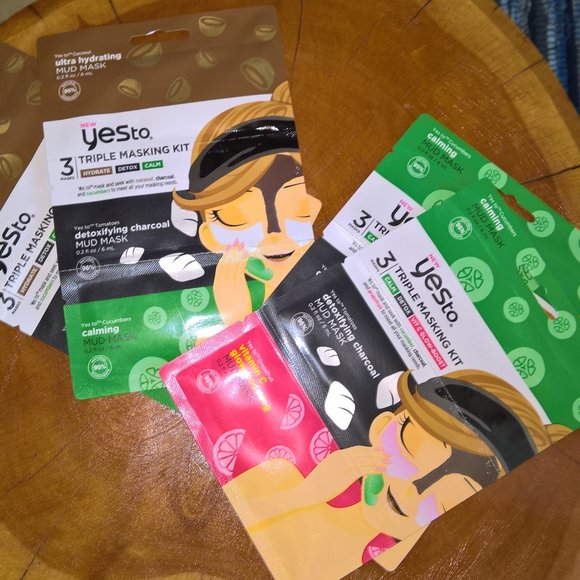Say Yes 3 Pack Masks - Picture 1 of 4